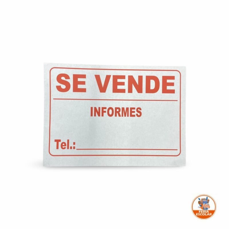 aviso se vende 1/4