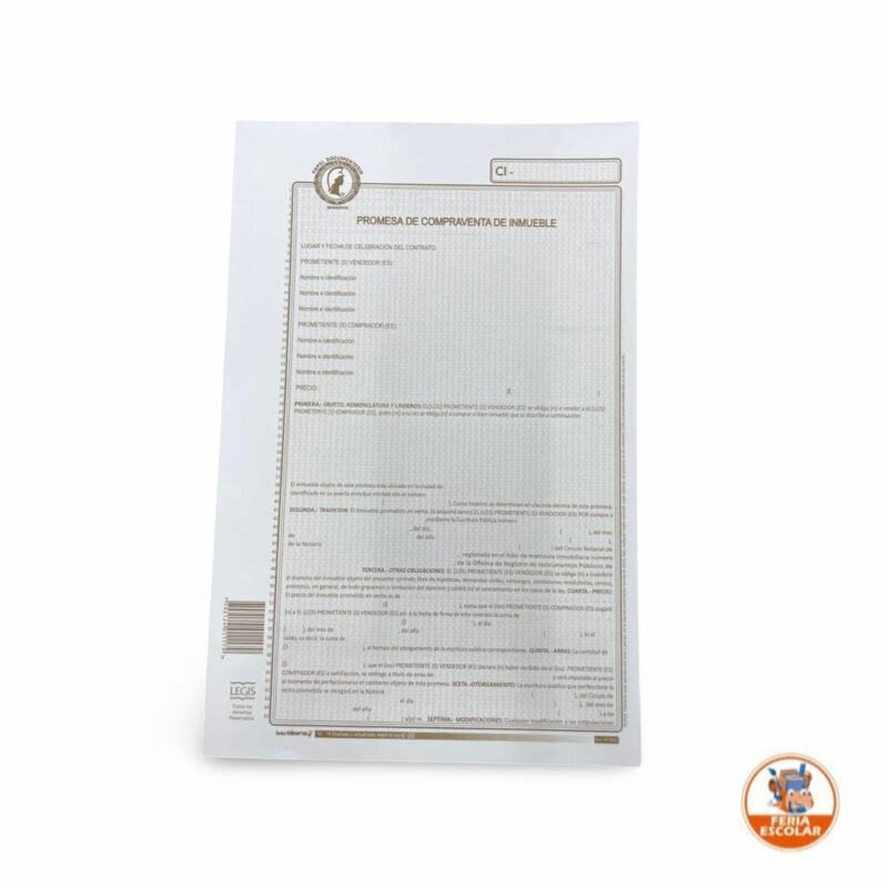 contrato compra de inmueble