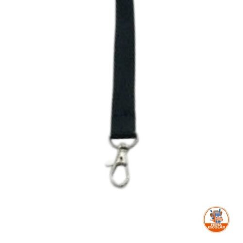 cordon porta carnet negra