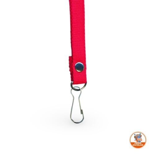 cordon porta carnet rojo