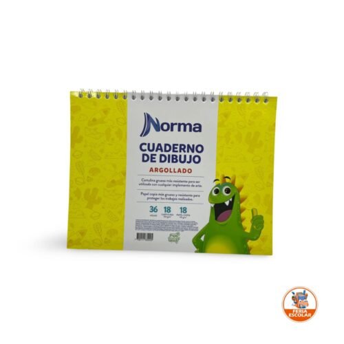 cuaderno de dibujo norma