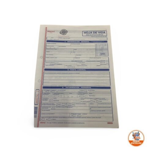 hoja de vida 1003