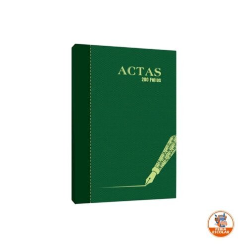 libro de actas 200 folios