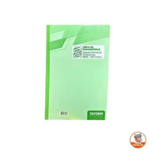 libro de contabilidad 200 folios