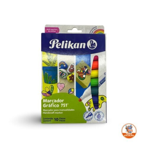 marcador grafico pelikan x 10