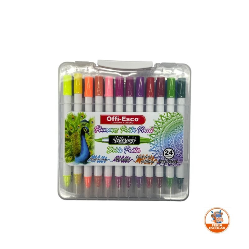 plumon offi-esco doble punta x 24