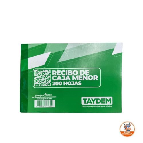 recibo de caja menor talonario