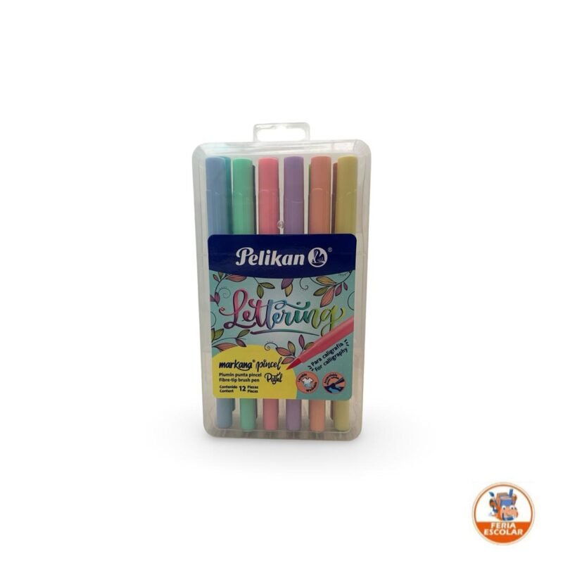 Plumon Pelikan Pastel Punta Pincel