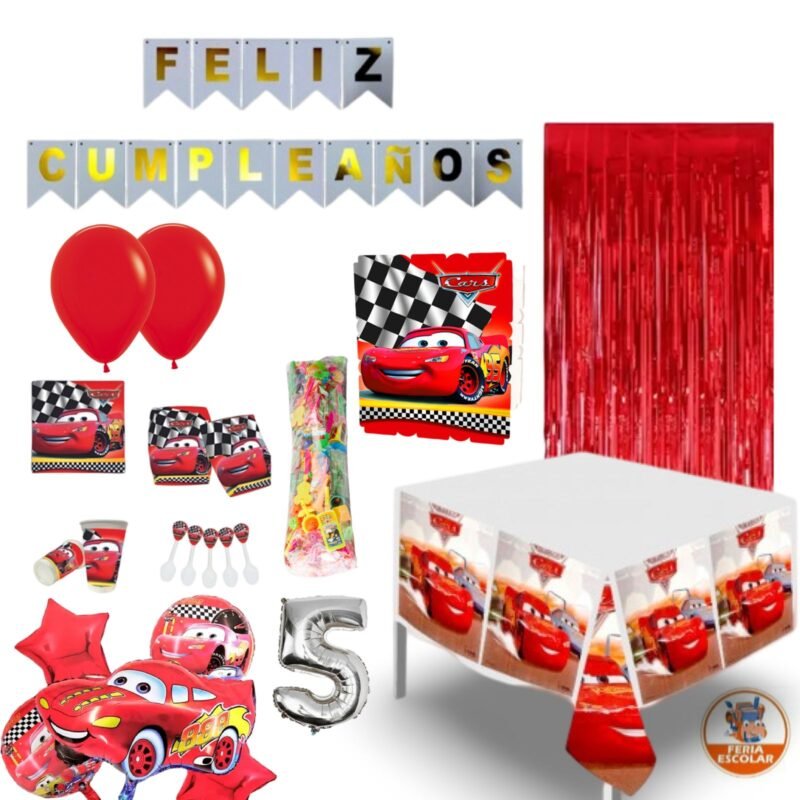 Kit de Piñateria cars