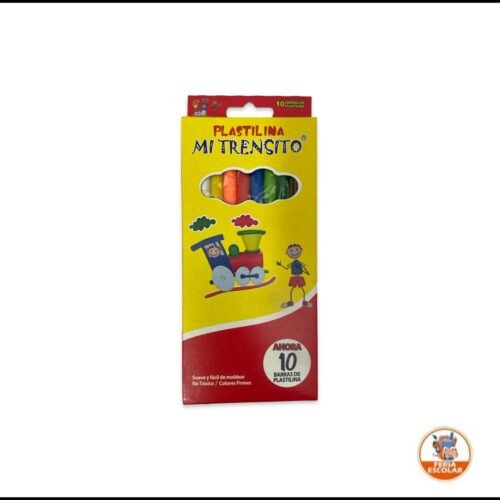 Plastilina Mi Trensito x10 Larga